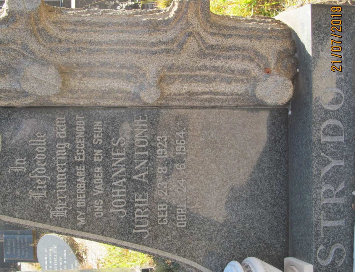 STRYDOM Johannes Jurie Antonie 1923-1964
