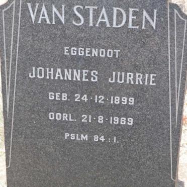 STADEN Johannes Jurrie, van 1899-1969