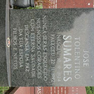 SUMARES Jose Tolentino 1924-1992