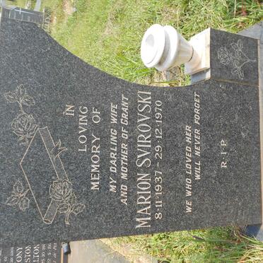 SVIROVSKI Marion 1937-1970