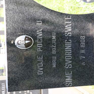 SVATE Sime, ŠVORING 1908-1975