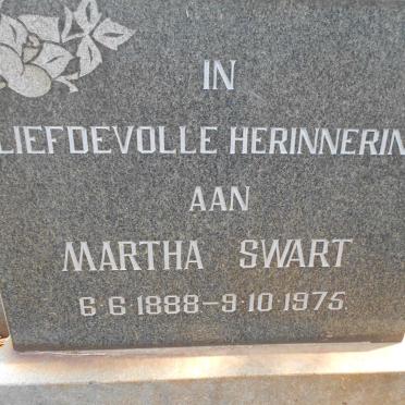 SWART Martha 1888-1975