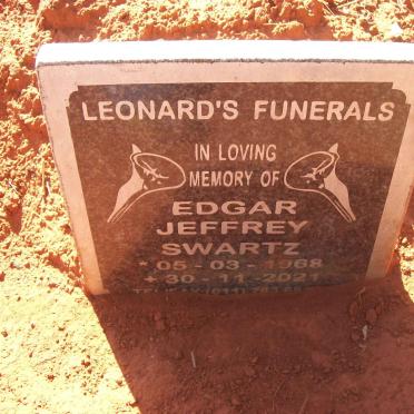 SWARTZ Edgar Jeffrey 1968-2021