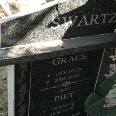 SWARTZ Gracie Williams 1930-2004 :: SWARTZ Piet 1953-2008