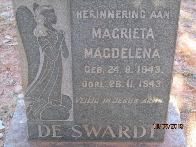 SWARDT Magrieta Magdelena, de 1943-1943