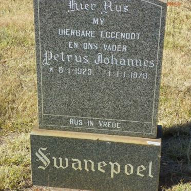 SWANEPOEL Petrus Johannes 1923-1978