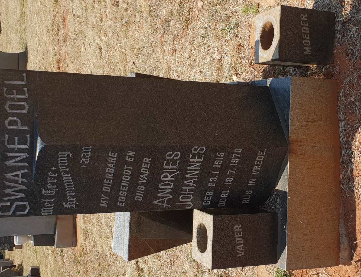 SWANEPOEL Andries Johannes 1915-1970