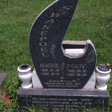 SWANEPOEL Pooy 1928-1997 &amp; Maggie 1936-1992