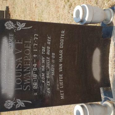 SWANEPOEL Louisa V.E. 1904-1977