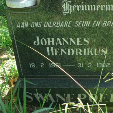 SWANEPOEL Johannes Hendrikus 1961-1982