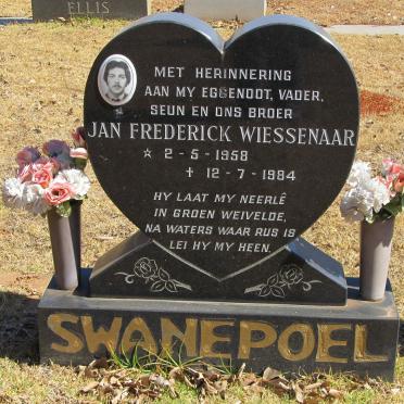 SWANEPOEL Jan Frederick Wiessenaar 1958-1984