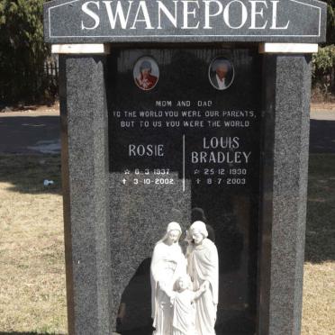 SWANEPOEL Louis Bradley 1930-2003 &amp; Rosie 1937-2002