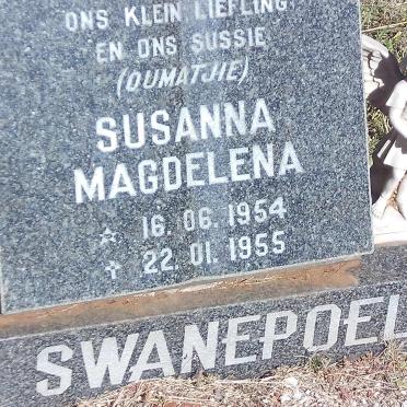 SWANEPOEL Susanna Magdelena 1954-1955