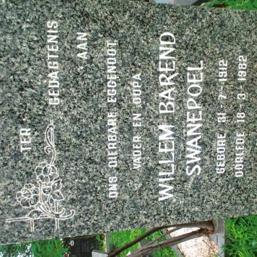 SWANEPOEL Willem Barend 1912-1982