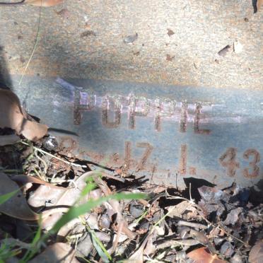 SWANEPOEL Poppie 1943-1954