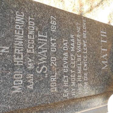 SWANEPOEL Swannie -1967