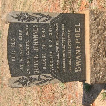 SWANEPOEL Schalk Johannes 1947-1967