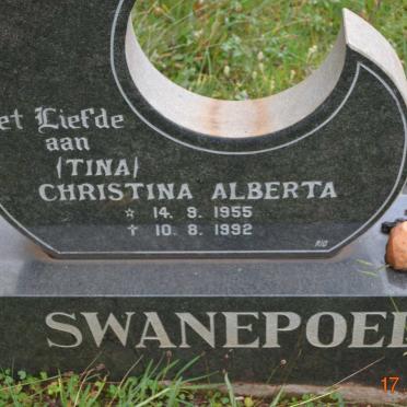 SWANEPOEL Christina Alberta 1955-1992