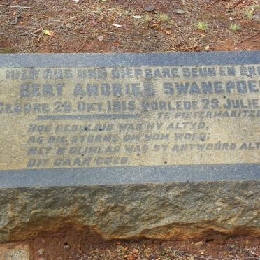 SWANEPOEL Gert Andries 1915-1942