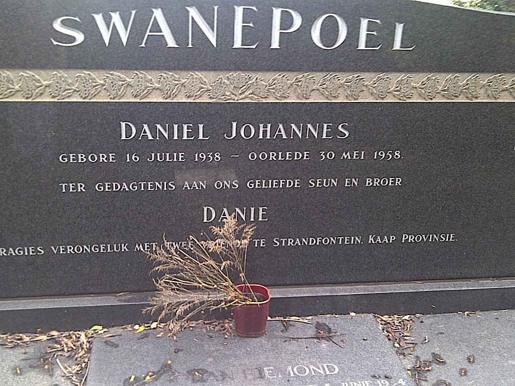 SWANEPOEL Daniel Johannes 1938-1958