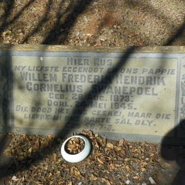 SWANEPOEL Willem Frederik Hendrik Cornelius 1873-1945
