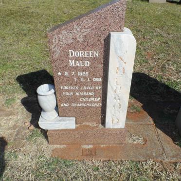 UNDERWOOD Doreen Maud 1925-1981