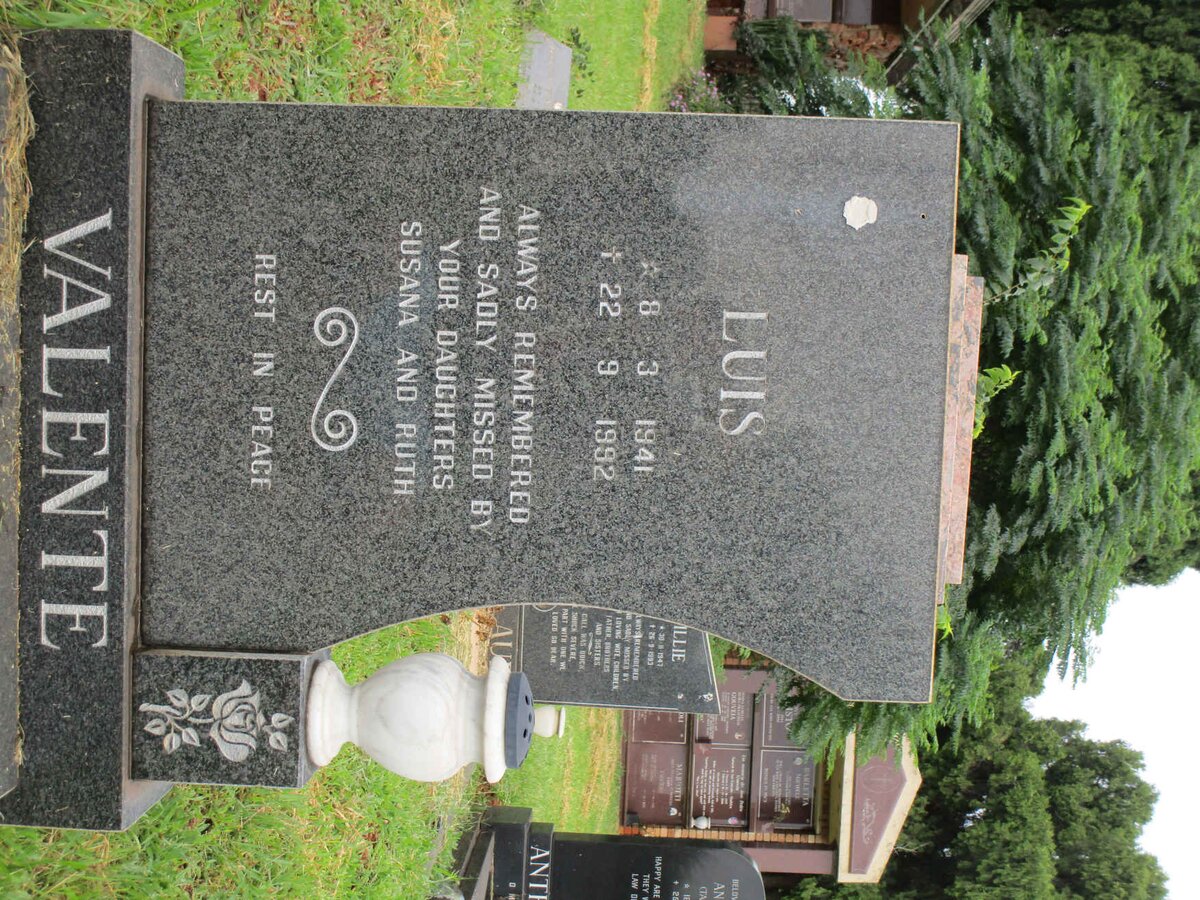 VALENTE Luis 1941-1992