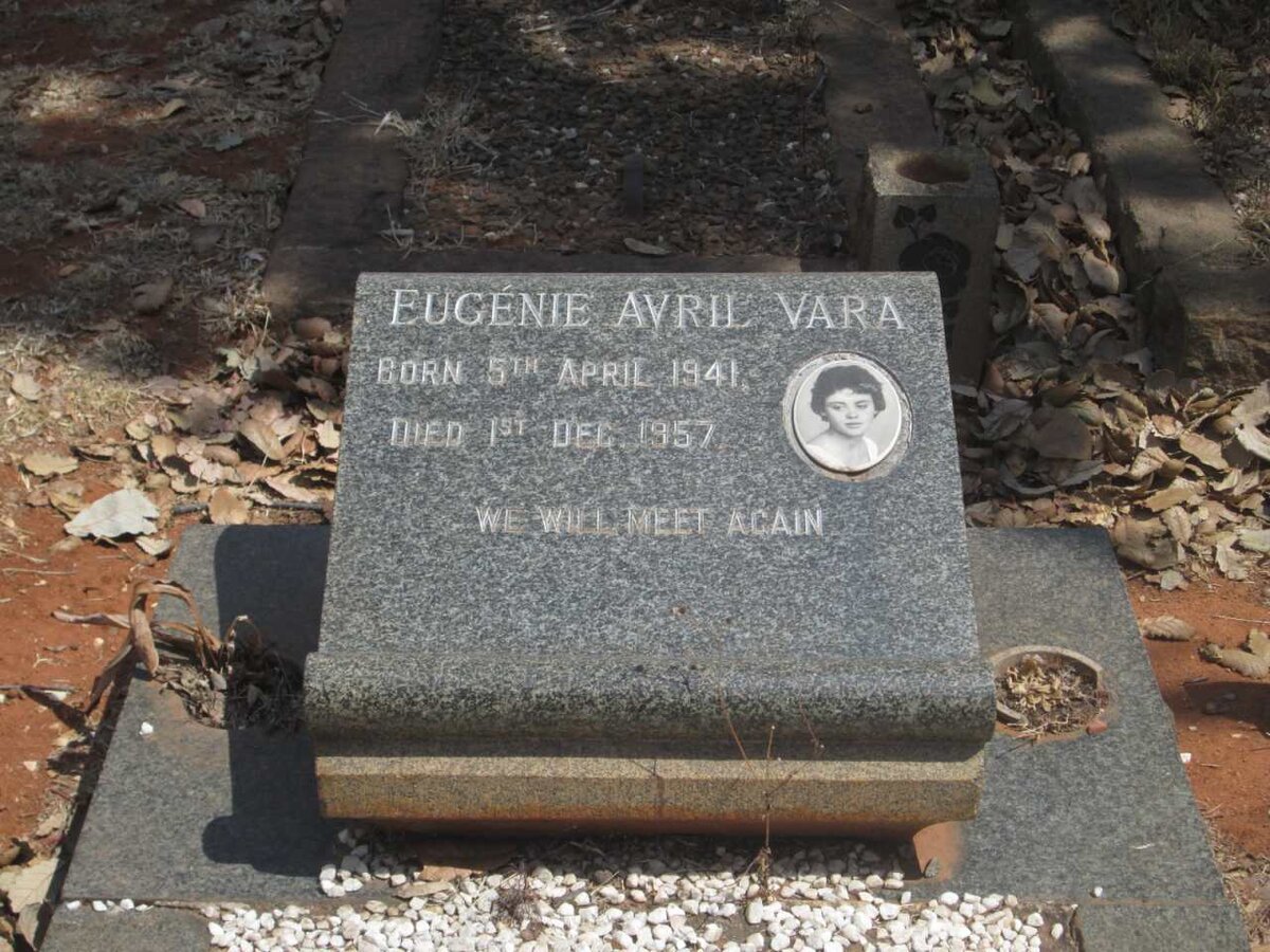 VARA W. May Hope 1920-2011 :: VARA Eugenie Avril 1941-1957