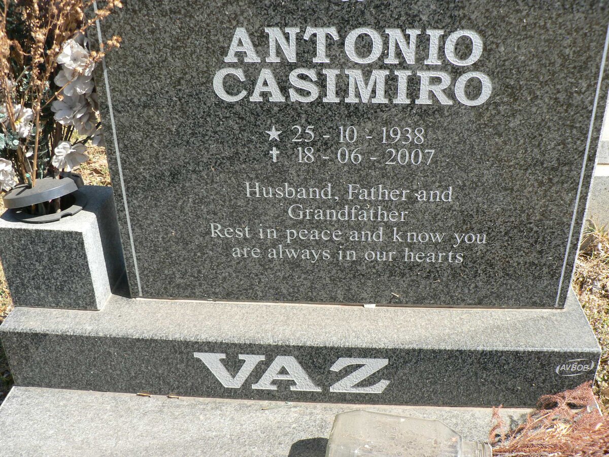 VAZ Antonio Casimiro 1938-2007