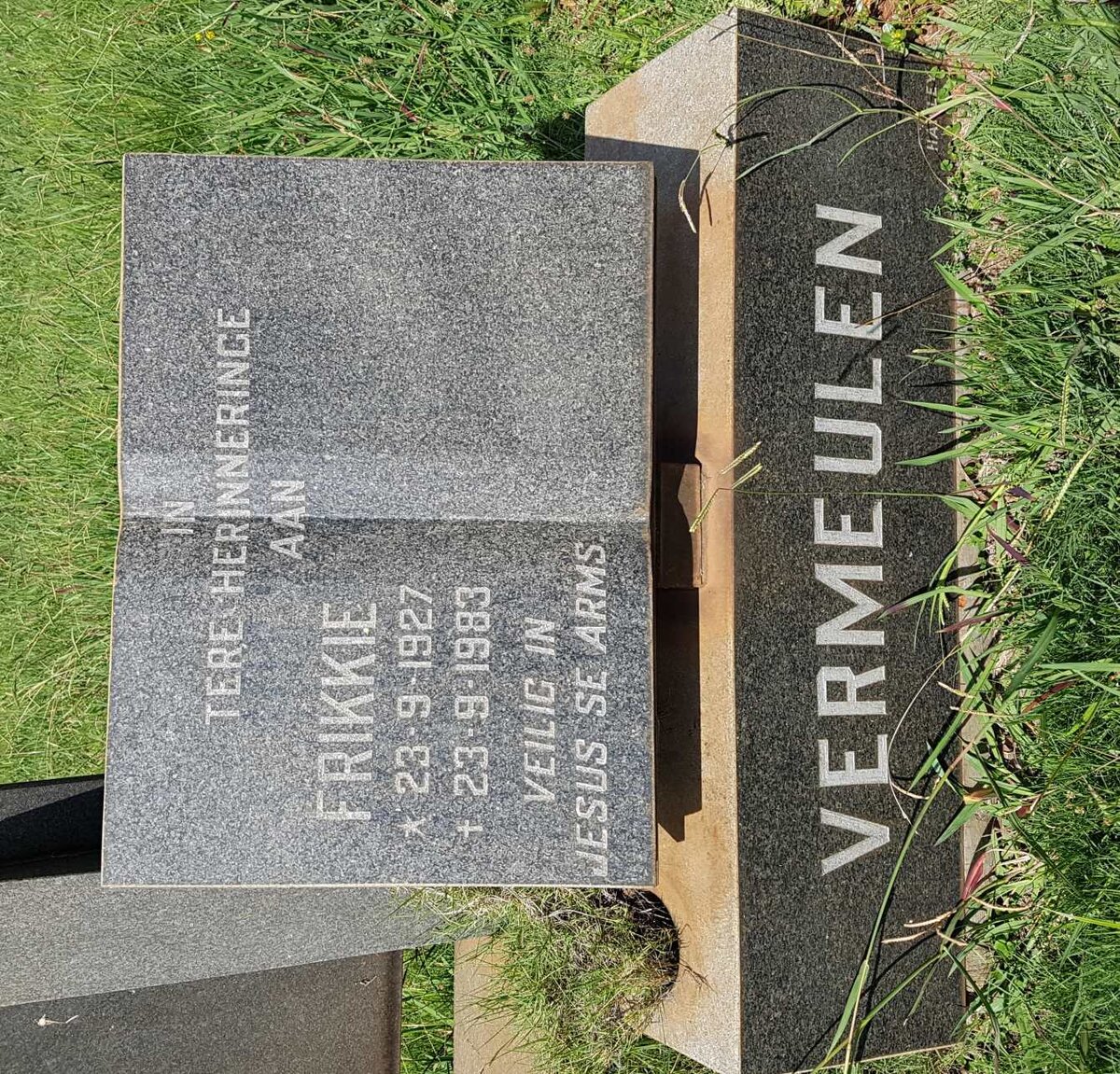 VERMEULEN Frikkie 1927-1983