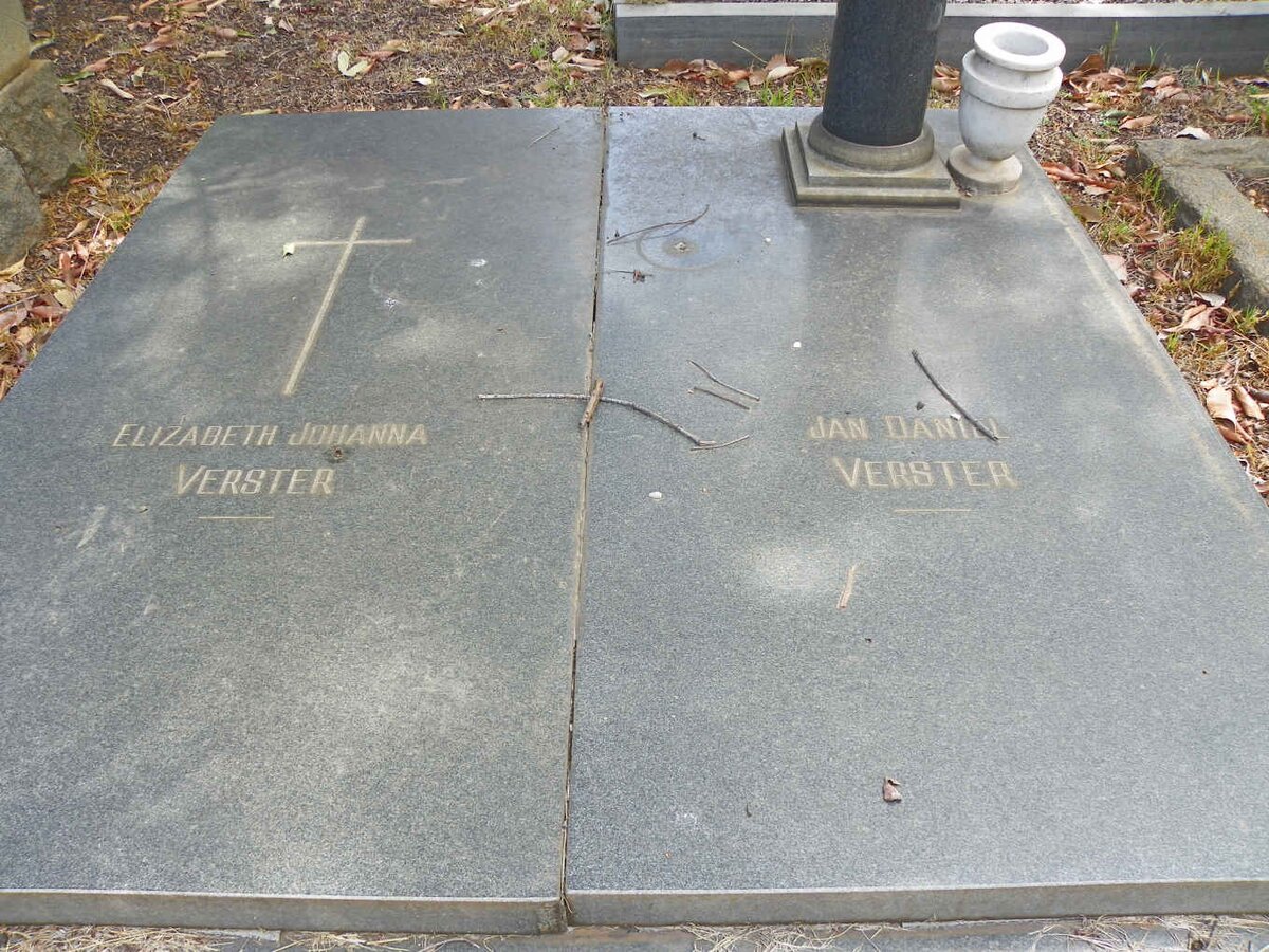 VERSTER Jan Daniel &amp; Elizabeth Johanna