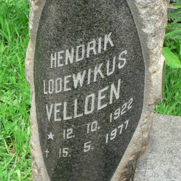 VELLOEN Hendrik Lodewikus 1922-1977