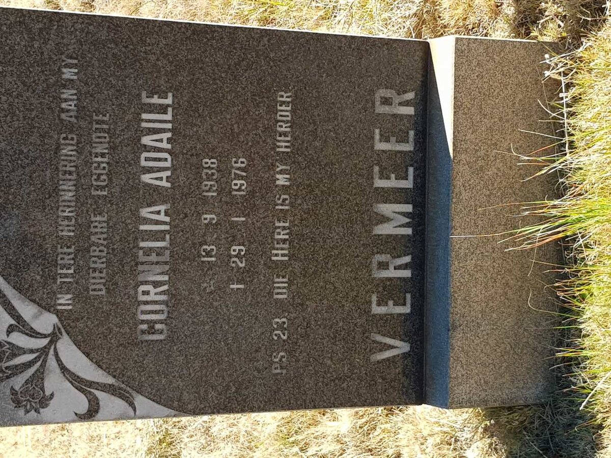 VERMEER Cornelia Adaile 1938-1976