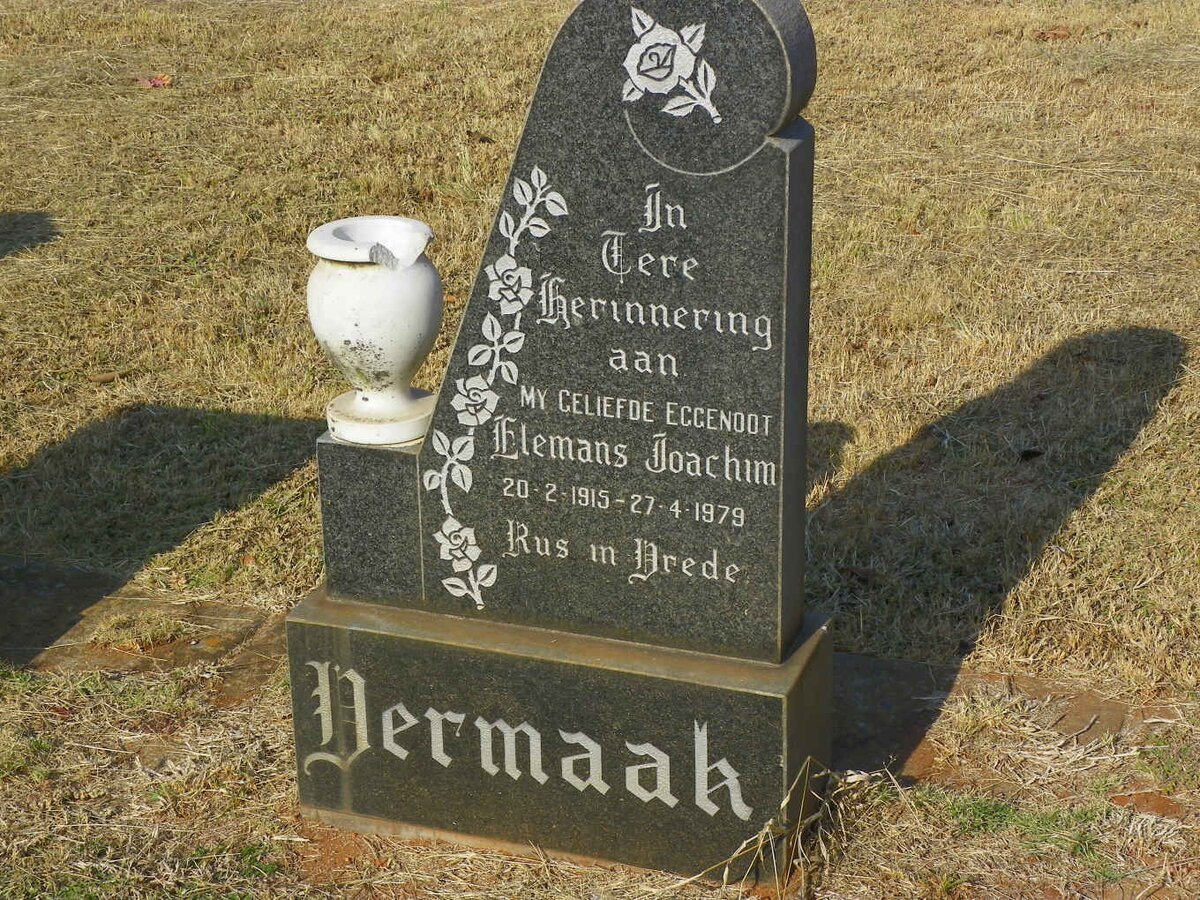 VERMAAK Elemans Joachim 1915-1979