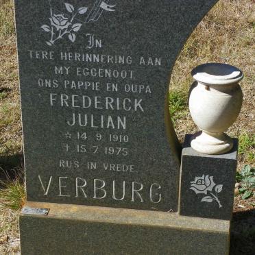 VERBURG Frederick Julian 1910-1975