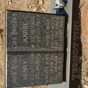 VERGOTTINI Henry 1956-1972 :: VERGOTTINI Andre 1965-1972