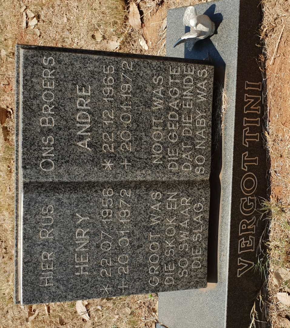 VERGOTTINI Henry 1956-1972 :: VERGOTTINI Andre 1965-1972