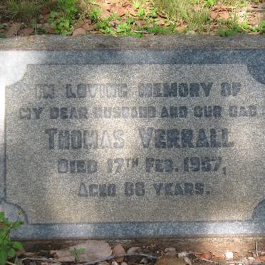 VERRALL Thomas -1957
