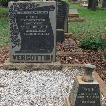 VERGOTTINI Jacobus Johannes 1896-1954 :: ? Issie 1945-1946