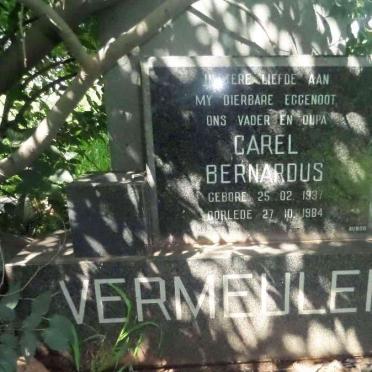 VERMEULEN Carel Bernardus 1937-1984