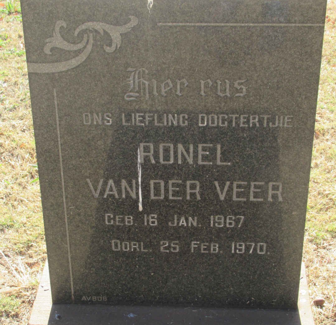 VEER Ronel, van der 1967-1970