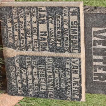 VENTER Jan Harm 1889-1952 &amp; Maria Magdalena Isabella 1889-1965