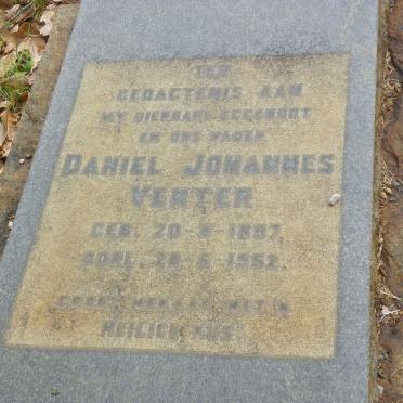 VENTER Daniel Johannes 1897-1952