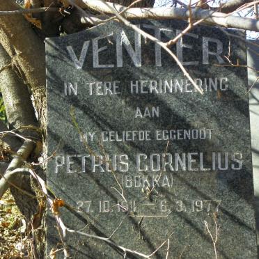 VENTER Petrus Cornelius 1911-1977