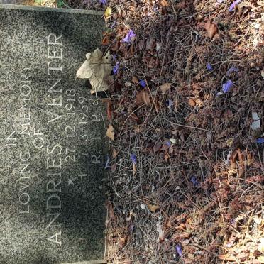 VENTER Andries 1918-1959