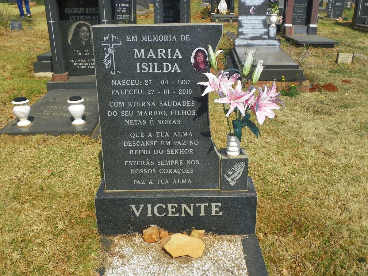 VICENTE Maria Isilda 1937-2010