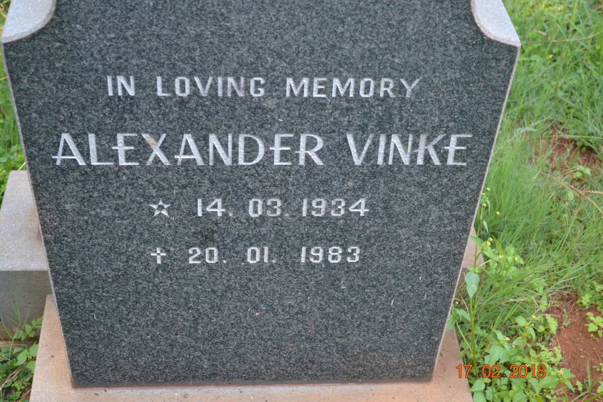 VINKE Alexander 1934-1983