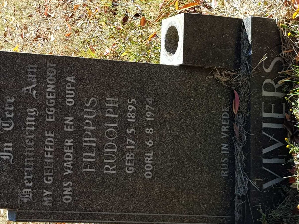 VIVIERS Filippus Rudolph 1895-1974