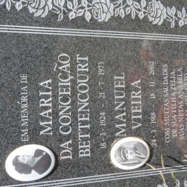 VIEIRA Manuel 1918-2002 &amp; Maria Da Conceicao Bettencourt 1924-1973