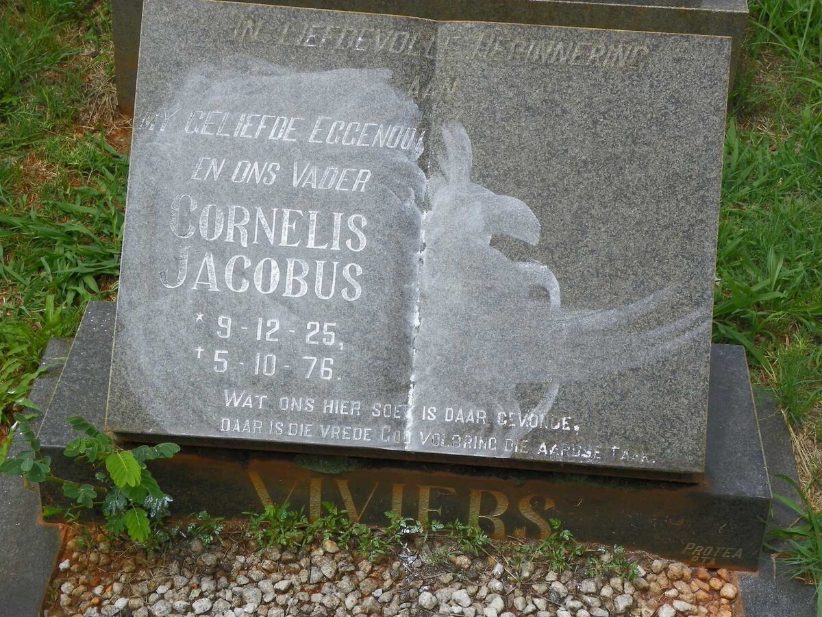 VIVIERS Cornelis Jacobus 1925-1976